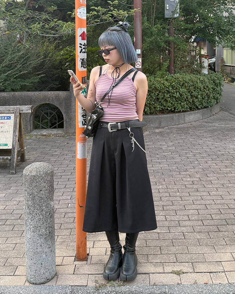 ボーダーホルターネックキャミソール | ファッション通販サイト NUGU