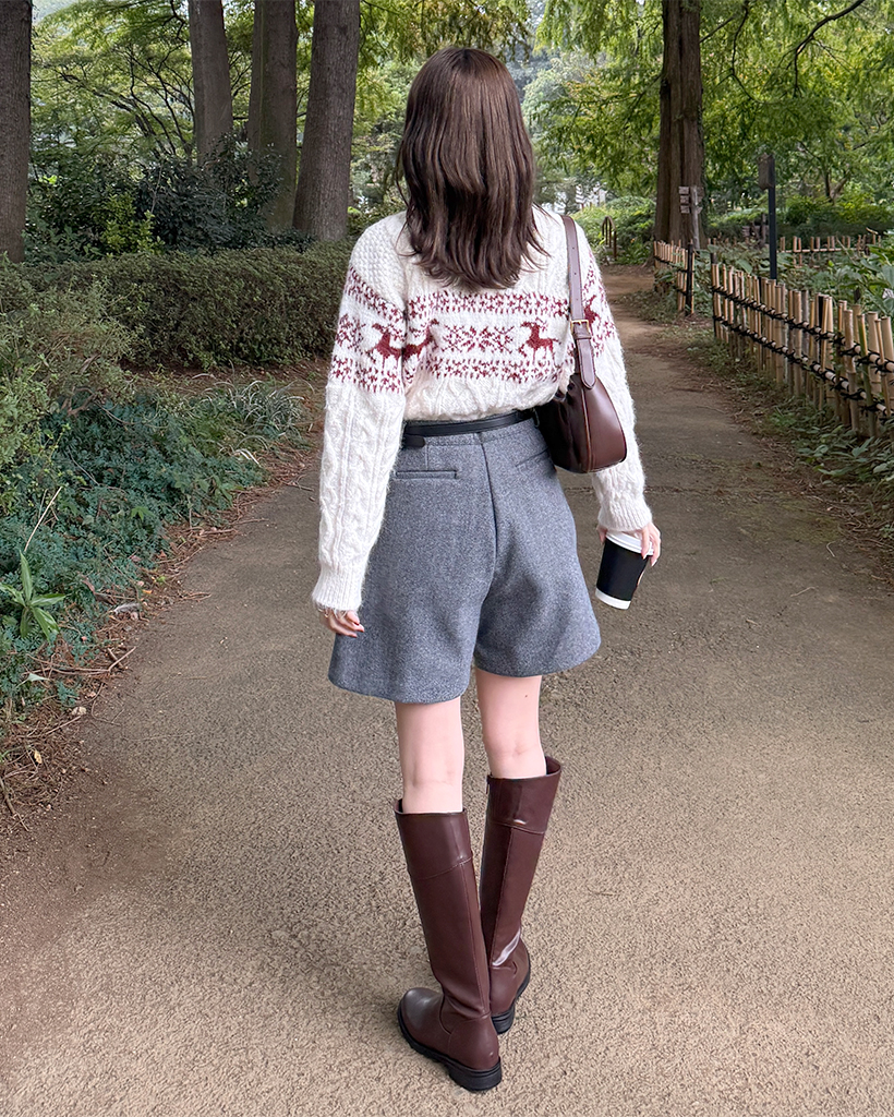 ノルディックディアケーブルニット | ファッション通販サイト NUGU