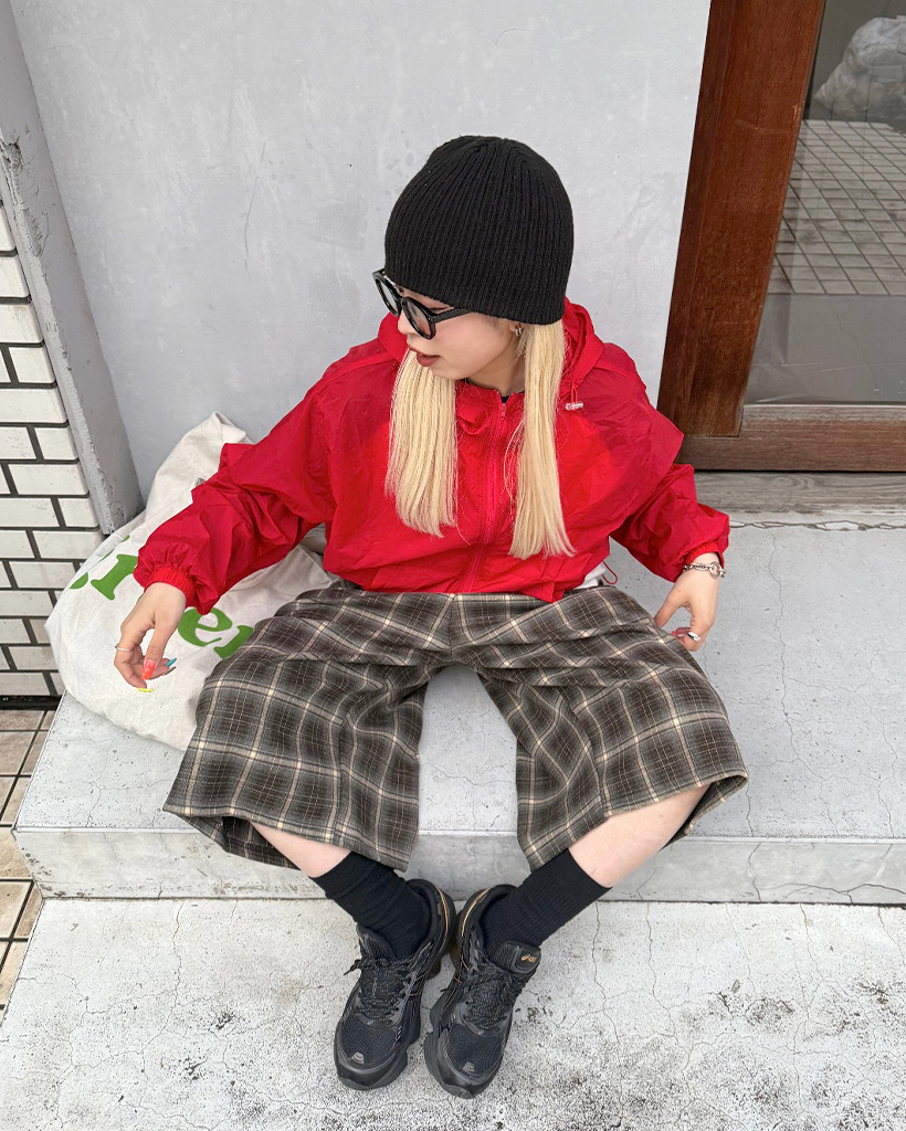 ユニセックス)チェックハーフパンツ | ファッション通販サイト NUGU