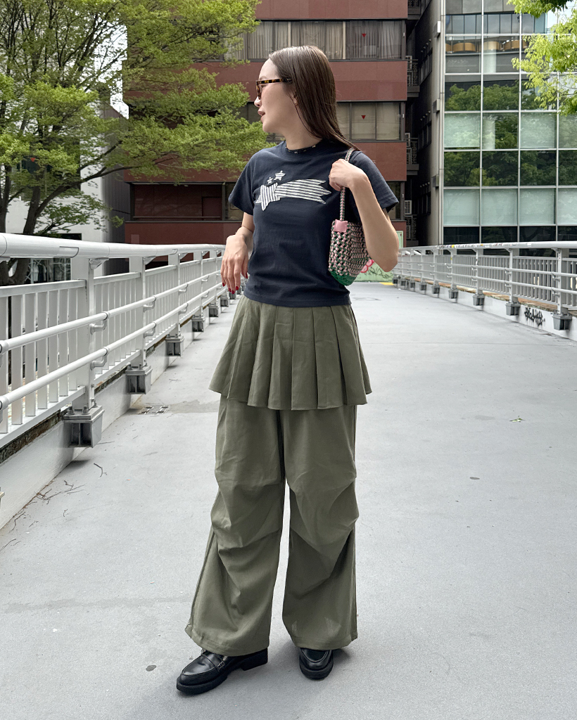 ボーダースターパッチ半袖Tシャツ | ファッション通販サイト NUGU