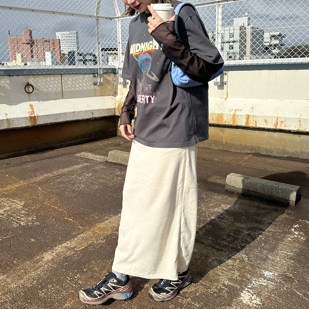 レイヤードシースルーTシャツ | ファッション通販サイト NUGU