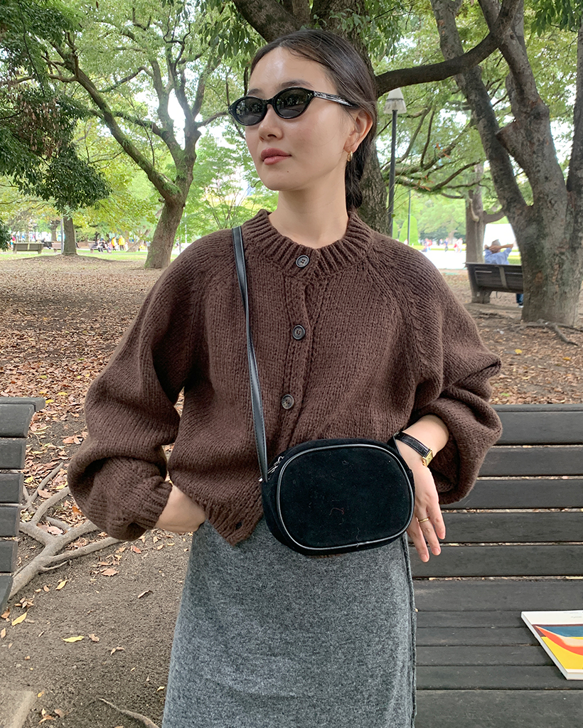 オータムラウンドニットカーディガン | ファッション通販サイト NUGU オータムラウンドニットカーディガン | ファッション通販サイト NUGU