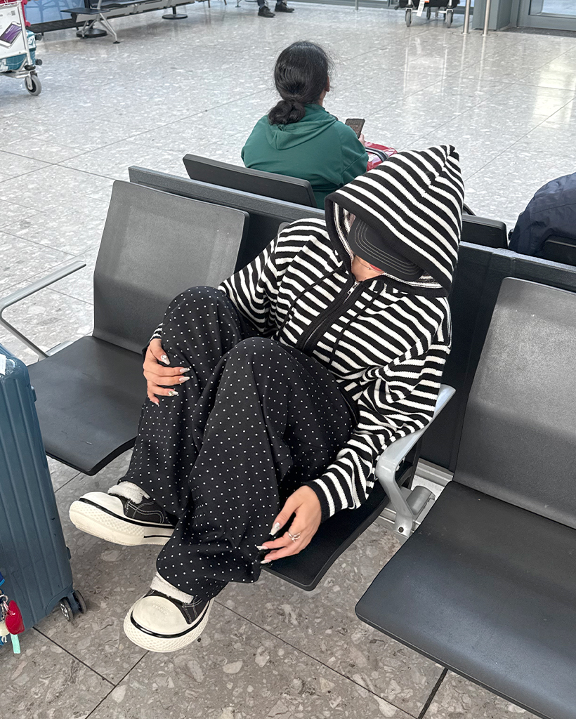 ツーウェイボーダーフード付きカーディガン | ファッション通販サイト NUGU