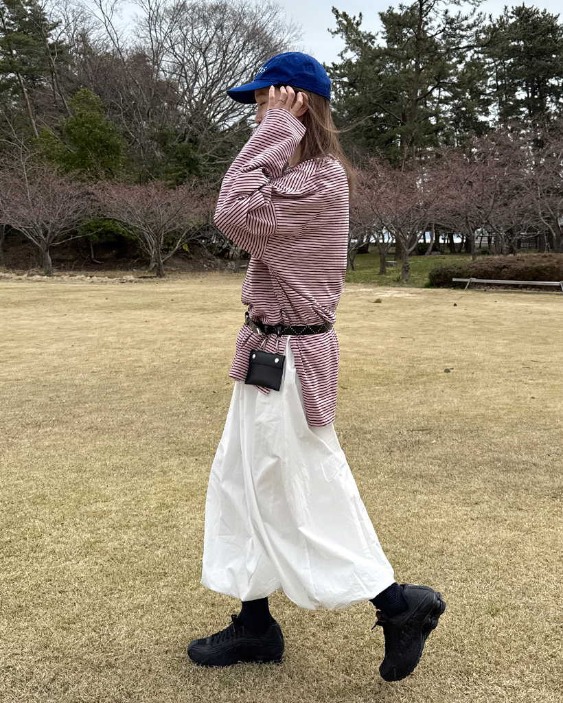 エンノイム　EN NEUME　スカート　ロングスカート　コクーンスカート コクーンロングスカート