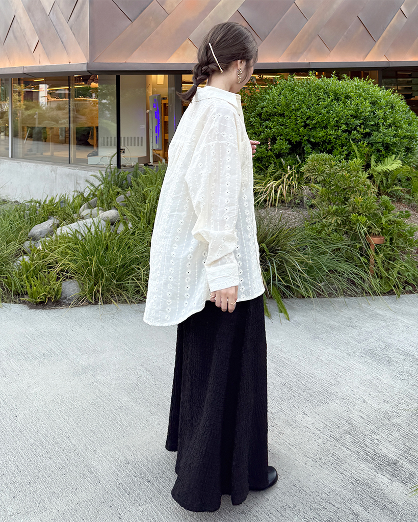 オーバーフィットレースシャツ | ファッション通販サイト NUGU