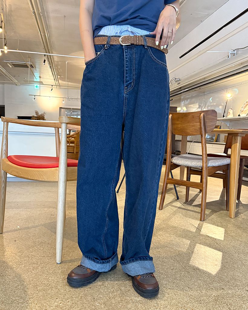 ワイドフィットローデニムパンツ | ファッション通販サイト NUGU