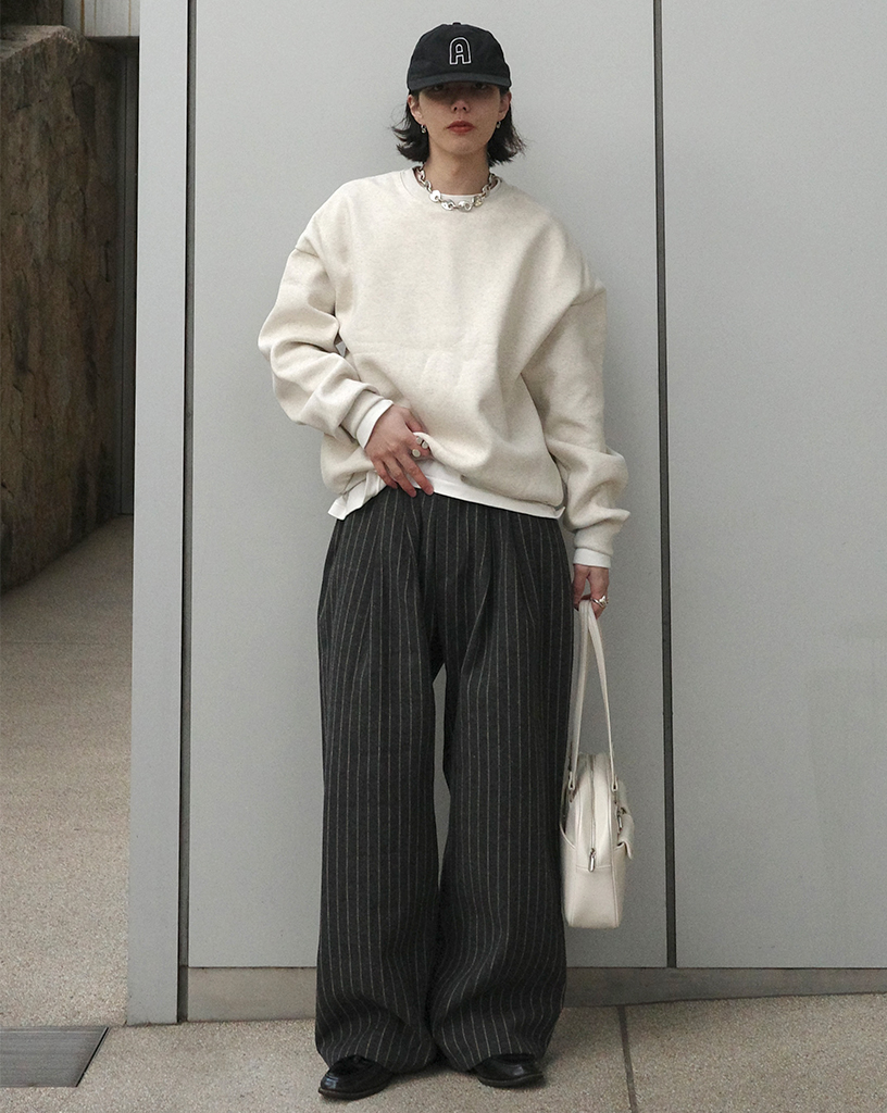 ミドリカワ　シルク混　ストライプパンツ 8032000871559_1.jpg?v=