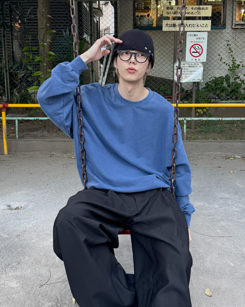 ユニセックス)ピグメントベーシックスウェットシャツ | ファッション