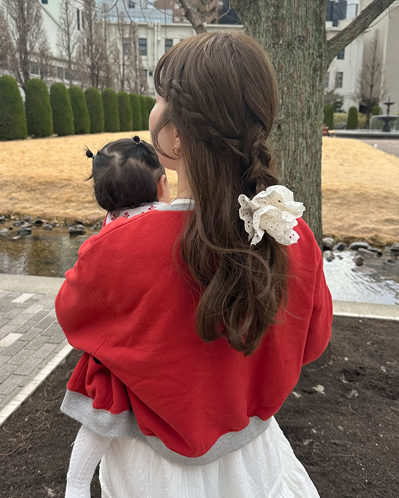 パンチングレースシュシュ | ファッション通販サイト NUGU