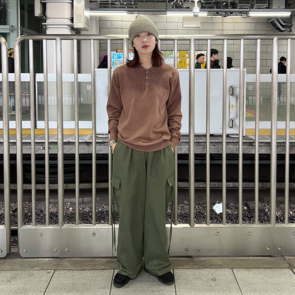 リボンコットンカーゴパンツ | ファッション通販サイト NUGU