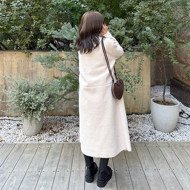 ブークレノンカラーロングコート | ファッション通販サイト NUGU