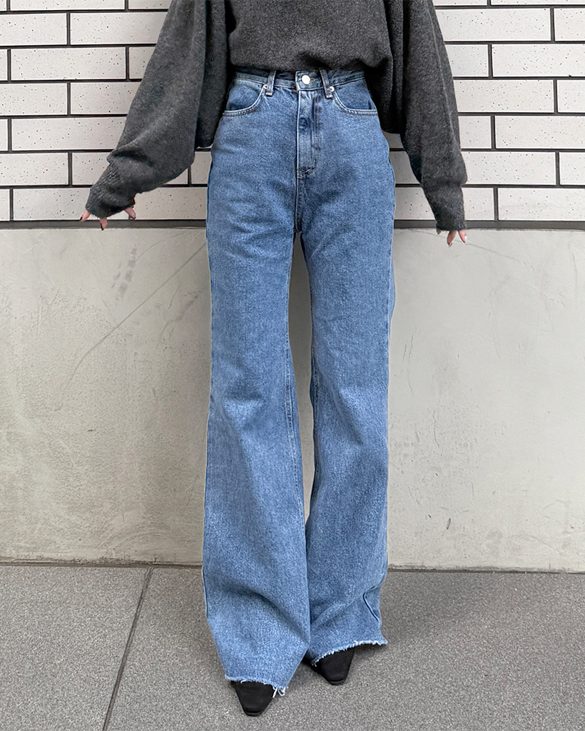 クラシックブーツカットデニムパンツ | ファッション通販サイト NUGU