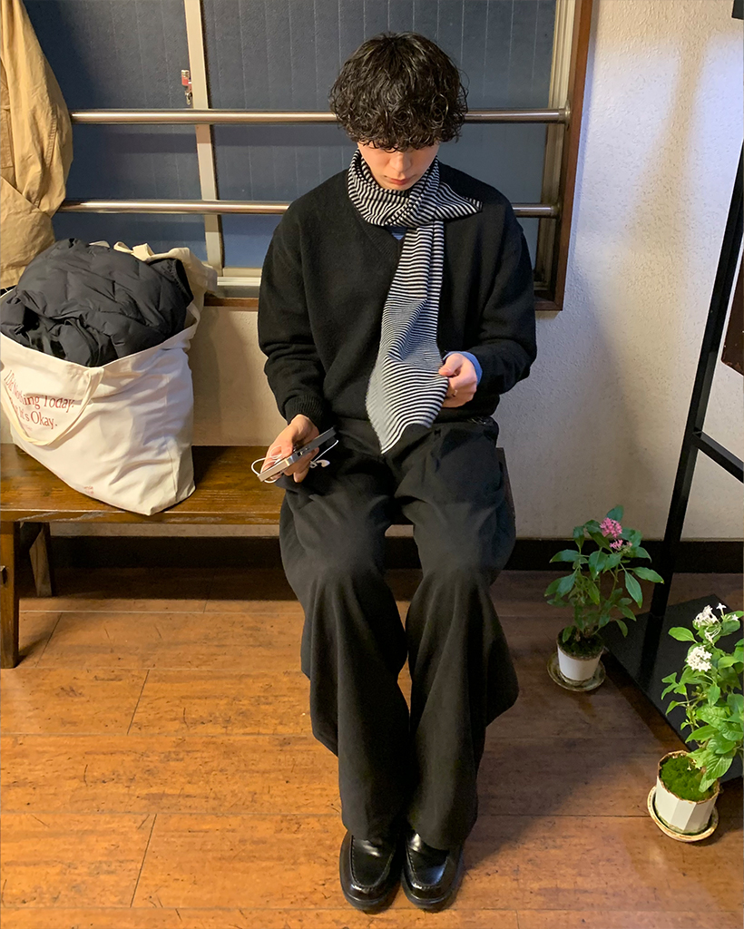 ボーダーマフラー