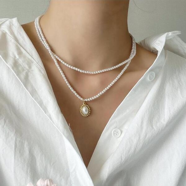 パールネックレス(2color) | ファッション通販サイト NUGU