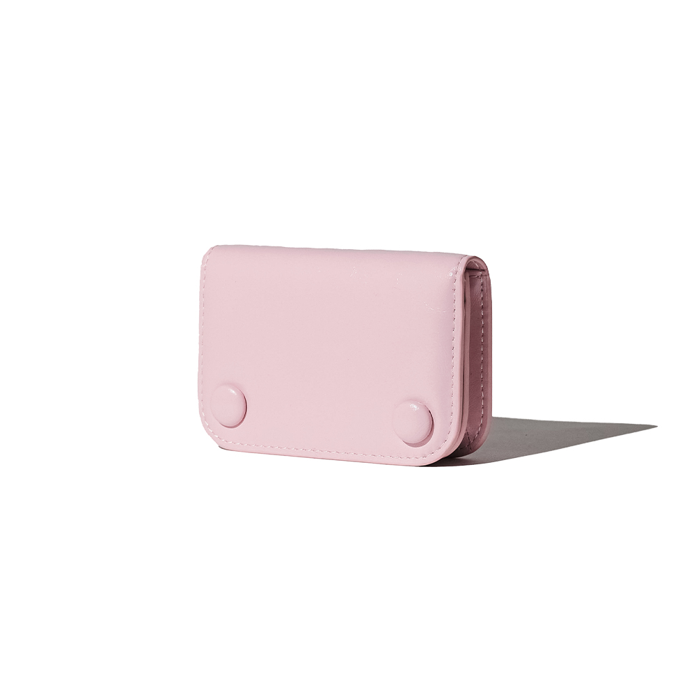 CRINKLE HALFMOON MINI WALLET - MAUVE | ファッション通販