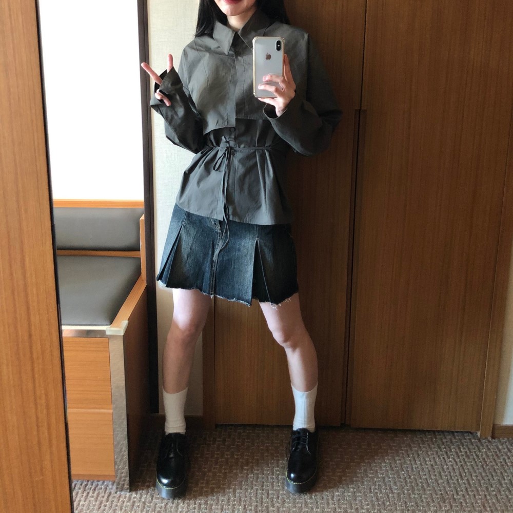 ZEROPLANET ニキータ デニム プリーツ スカート パンツ プリーツデニムミニスカート | ファッション通販サイト NUGU