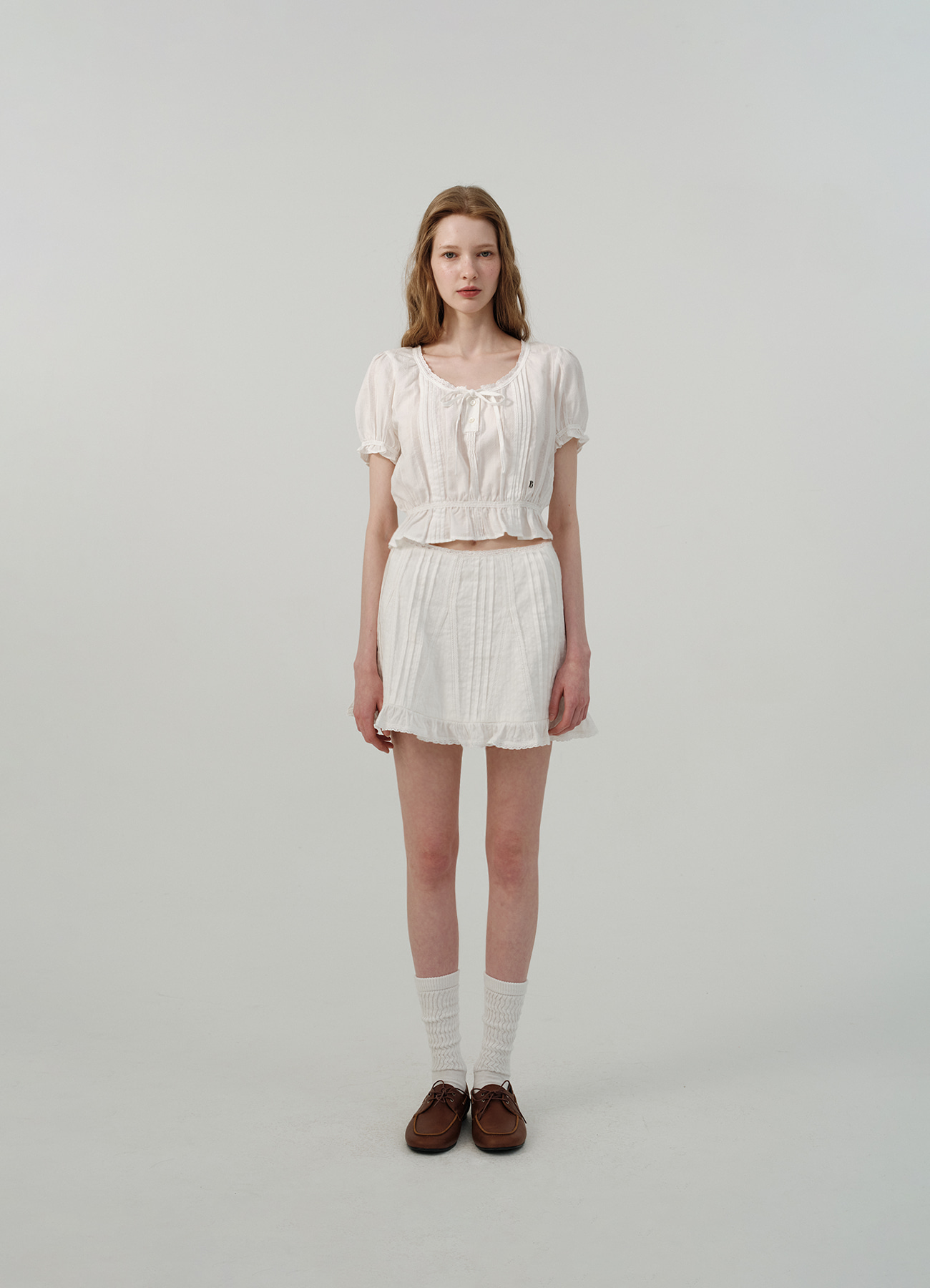 【THE BARNNET】 Lignes Lace Mini Skirt White Lignes Lace Mini Skirt | ファッション通販サイト NUGU