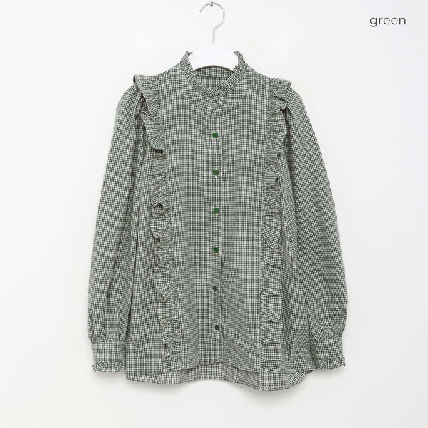 チェックフリルブラウス | ファッション通販サイト NUGU