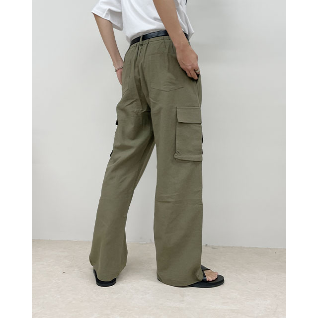 パンツ lig. wie cargo pants linen cargo pants | ファッション通販サイト NUGU