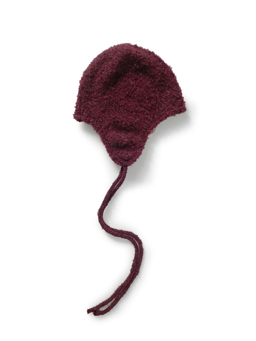 9.hope] イヤーフラップニットビーニー(burgundy) | ファッション通販