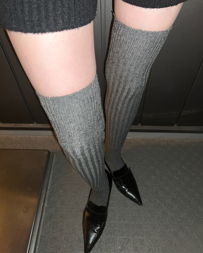 ウールリブニソックス