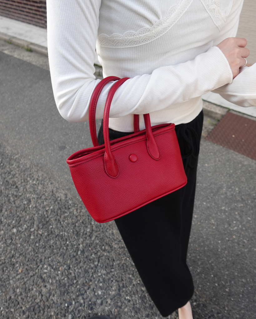 スクエアミニトートバッグ