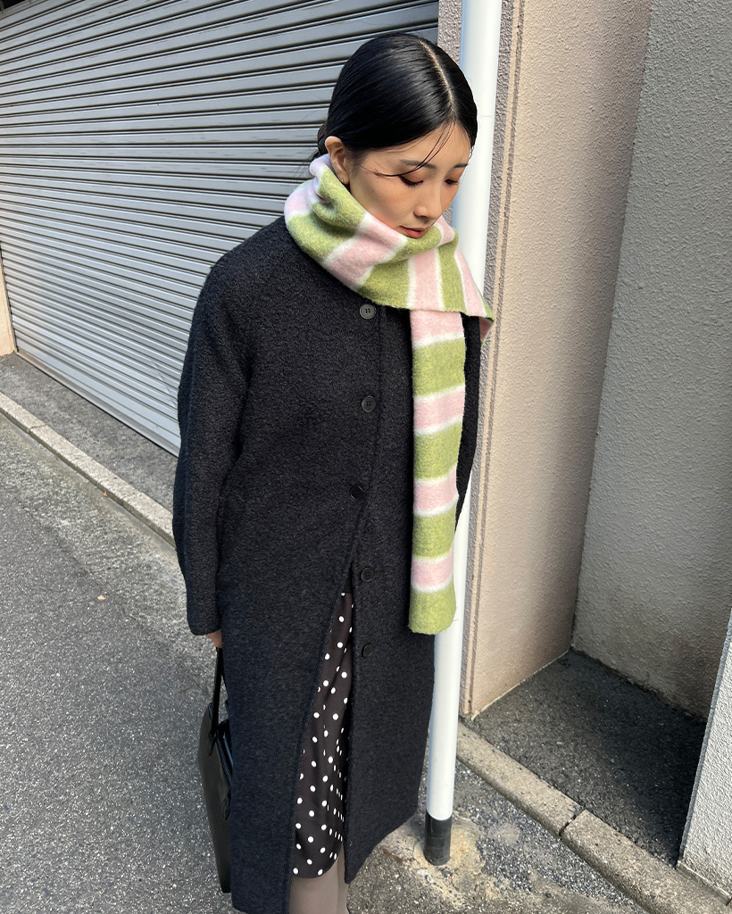 カラーバイカラーマフラー