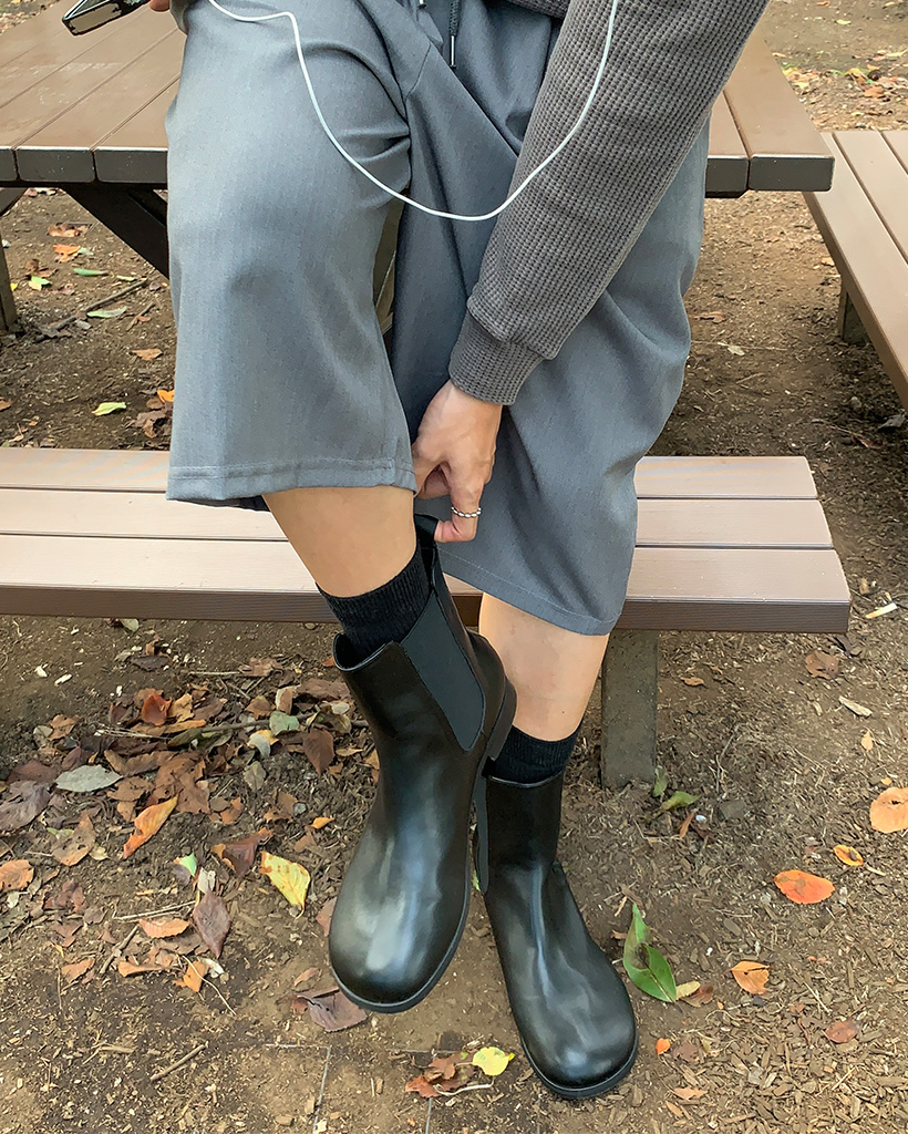 ラウンドチェルシーブーツ