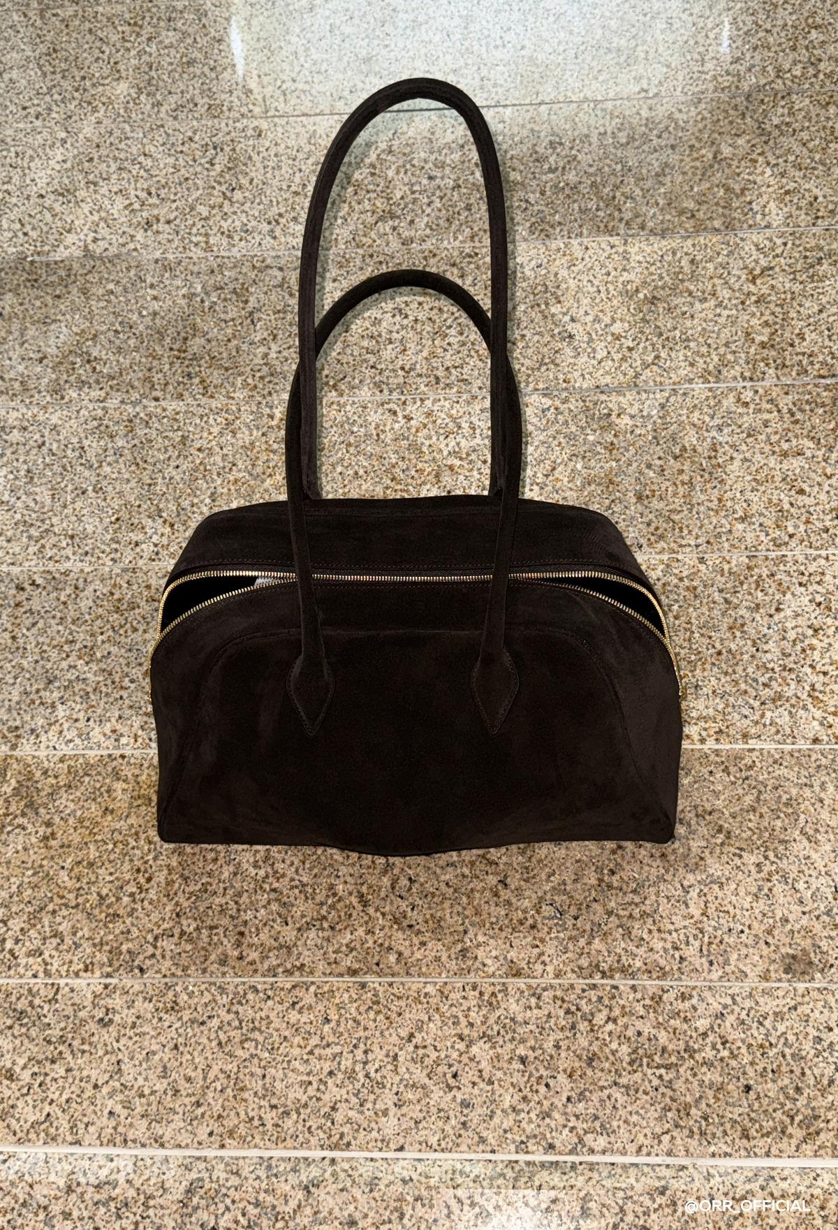 Curvy Bag Suede Brown | ファッション通販サイト NUGU