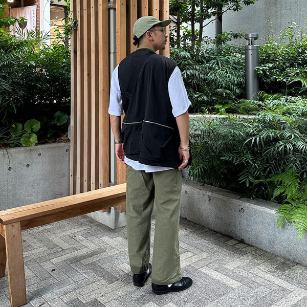 ナイロンポケットベスト　/ ベージュ THE NORTH FACE ベスト ジレ ザ・ノースフェイス M'S VESTI VEST