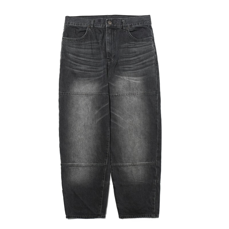 SHIELD DENIM BERMUDA PANTS - WASHED BLACK | ファッション通販サイト