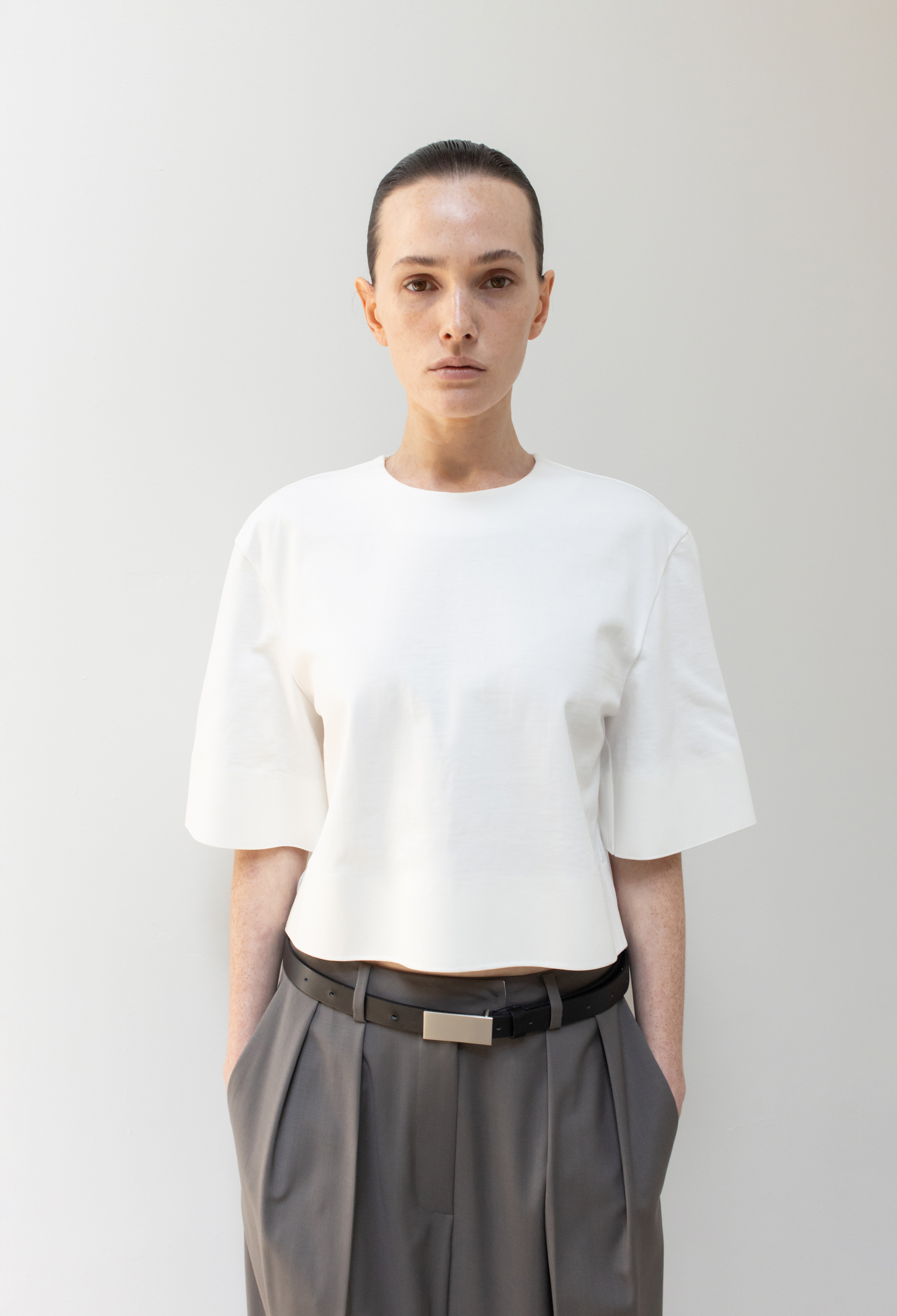 Summer Wool Trousers Slate Gray | ファッション通販サイト NUGU