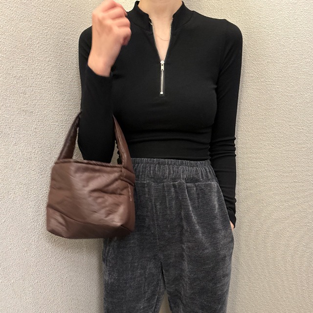 スリムハーフジップアップTシャツ | ファッション通販サイト NUGU