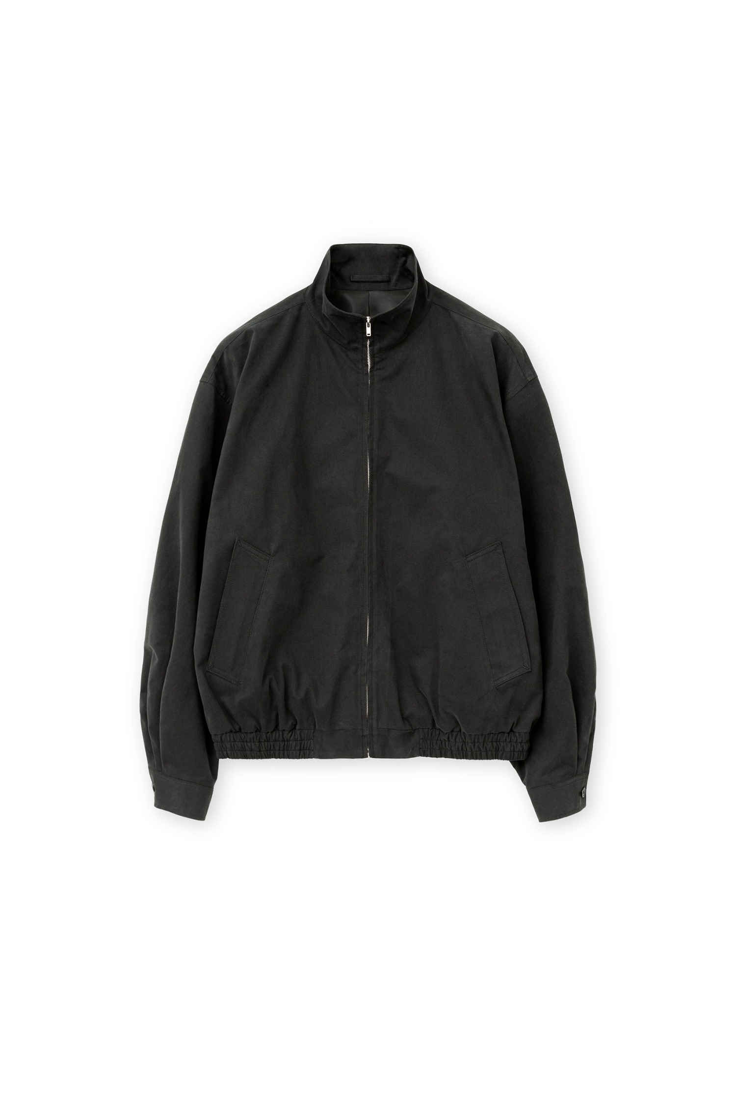 Lecce Cotton Harrington Jacket - Classic Navy | ファッション通販