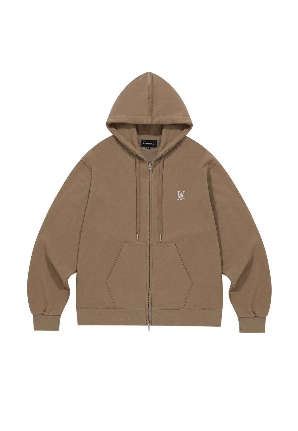 [ MAHAGRID]★BIG GOTHIC CUT OFF PIGMENT ZIP-UP HOODIE BIG GOTHIC CUT OFF PIGMENT ZIP-UP HOODIE[BURGUNDY] - MAHAGRID