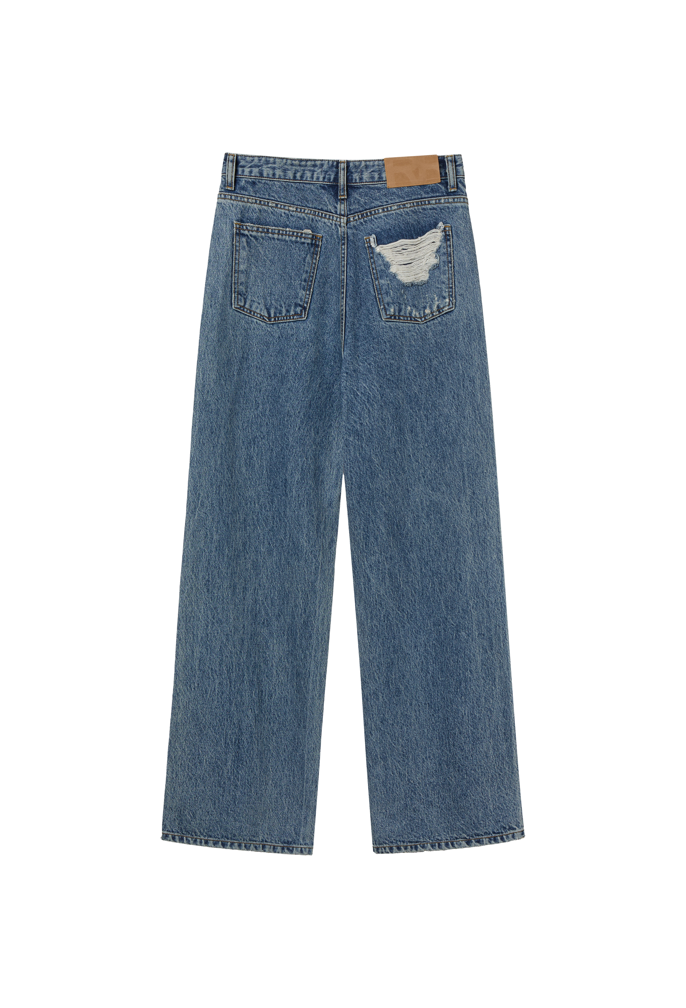 顕　様 セール】 【美Denimシリーズ】セミカーブワイド デニム （デニムパンツ