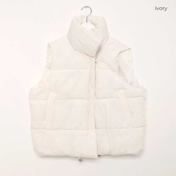 Heve ハイネックニットベスト white 中古・古着通販】Heve (ヘイヴ