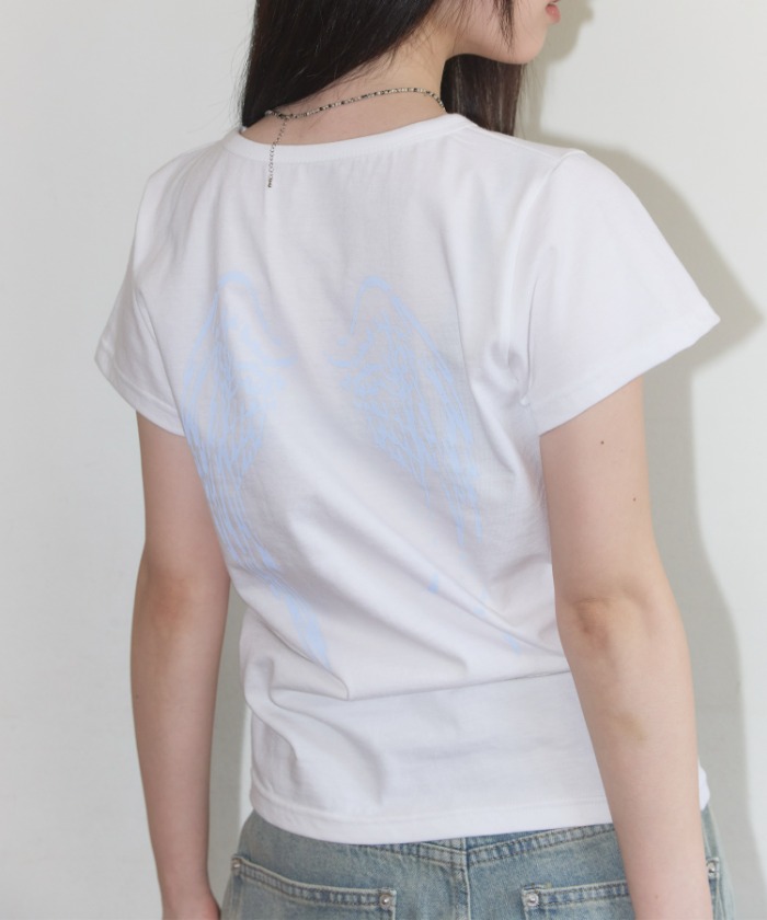 ★ILLIGO★ Kuma Hotfix Fitted T-Shirt 3color Kuma Hotfix Fitted T-Shirt White | ファッション通販サイト NUGU