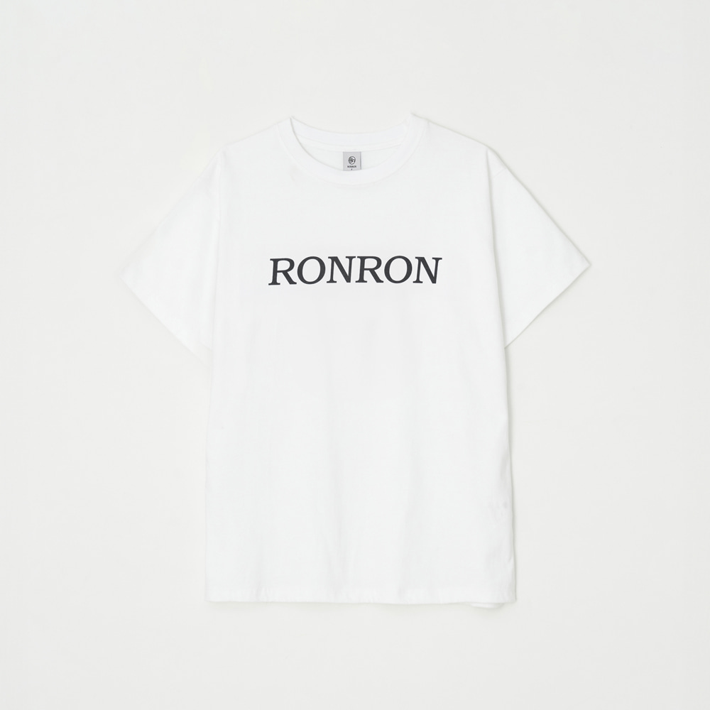25SS【RONRON】STAR LOGO BASIC FIT 半袖Tシャツ RONRON LOGO BASIC FIT T SHIRT WHITE | ファッション通販サイト