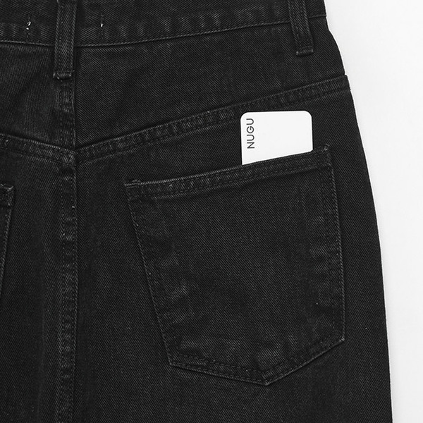 【courreges】黒 デニムスカート 関税送料込 レッグウォーマーデニムスカート（デニムスカート）｜KsG