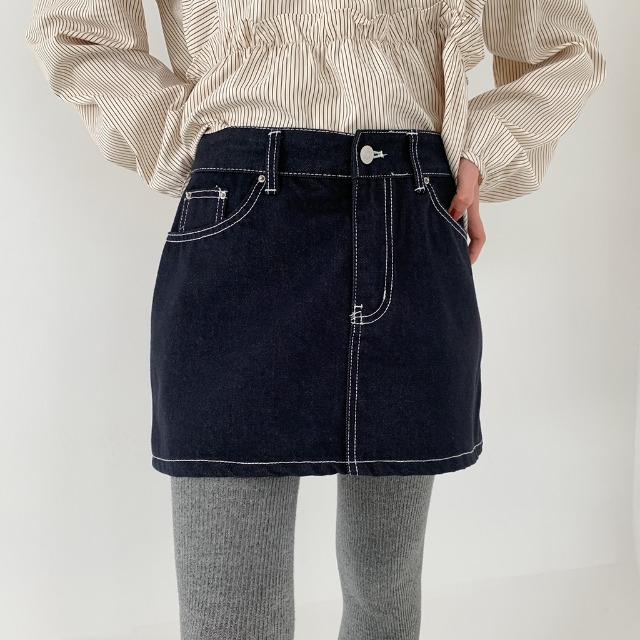 ダークデニムミニスカート | ファッション通販サイト NUGU