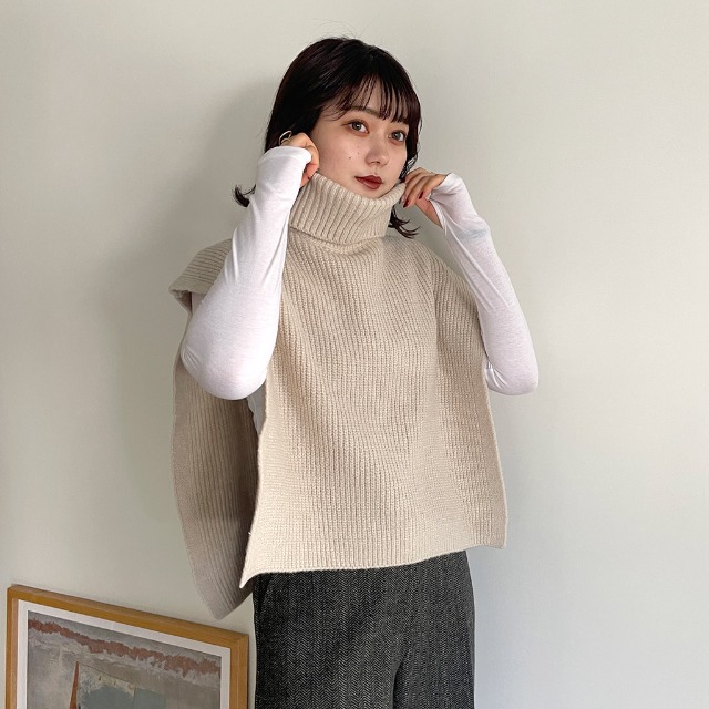 ハイネックニットベスト | ファッション通販サイト NUGU