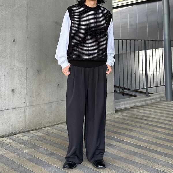 メッシュニットベスト | ファッション通販サイト NUGU