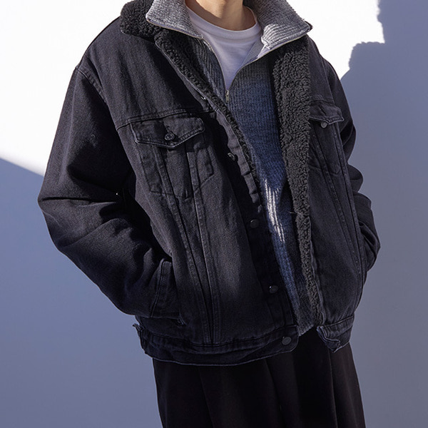 デニムボアブルゾンジャケット デニムボアジャケット | ファッション通販サイト NUGU