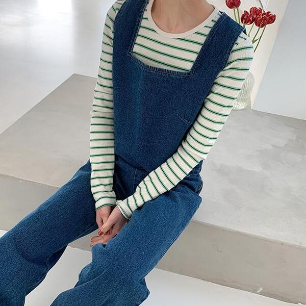 irojikake ノースリーブトップス　NAVY デニムノースリーブトップス | ファッション通販サイト NUGU