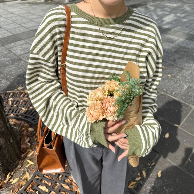 ストライプTシャツ