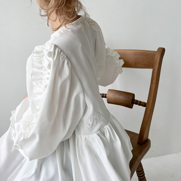jumelle frill sleeve blouse フリルスリーブブラウス 販売終了】frill sleeve blouse | ファッション通販サイト NUGU