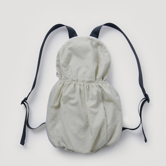 SHIRRING BACKPACK DOVE NUGU