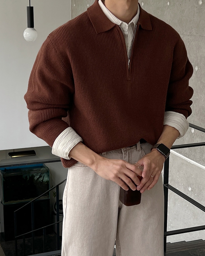 kolor 23AW ハーフジップニット　サイズ3 kolor 23AW ハーフジップニット サイズ3 soyous_astro230544