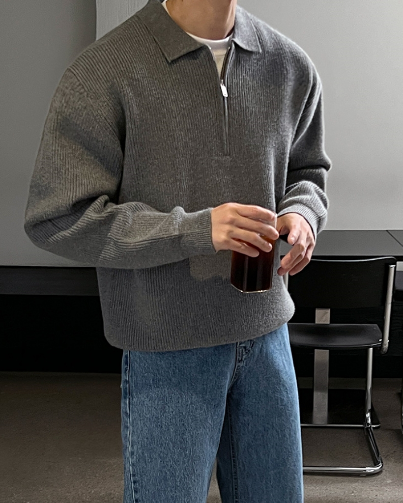 huihuiページ AMBIDEX Store ○ラムウール/カシミア MOCK NECK プルオーバー(F